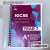 Progression Test Papers